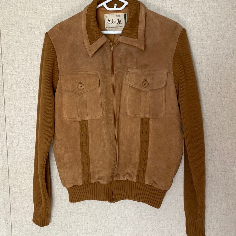 Vintage HiGear Genuine Leather jacket.